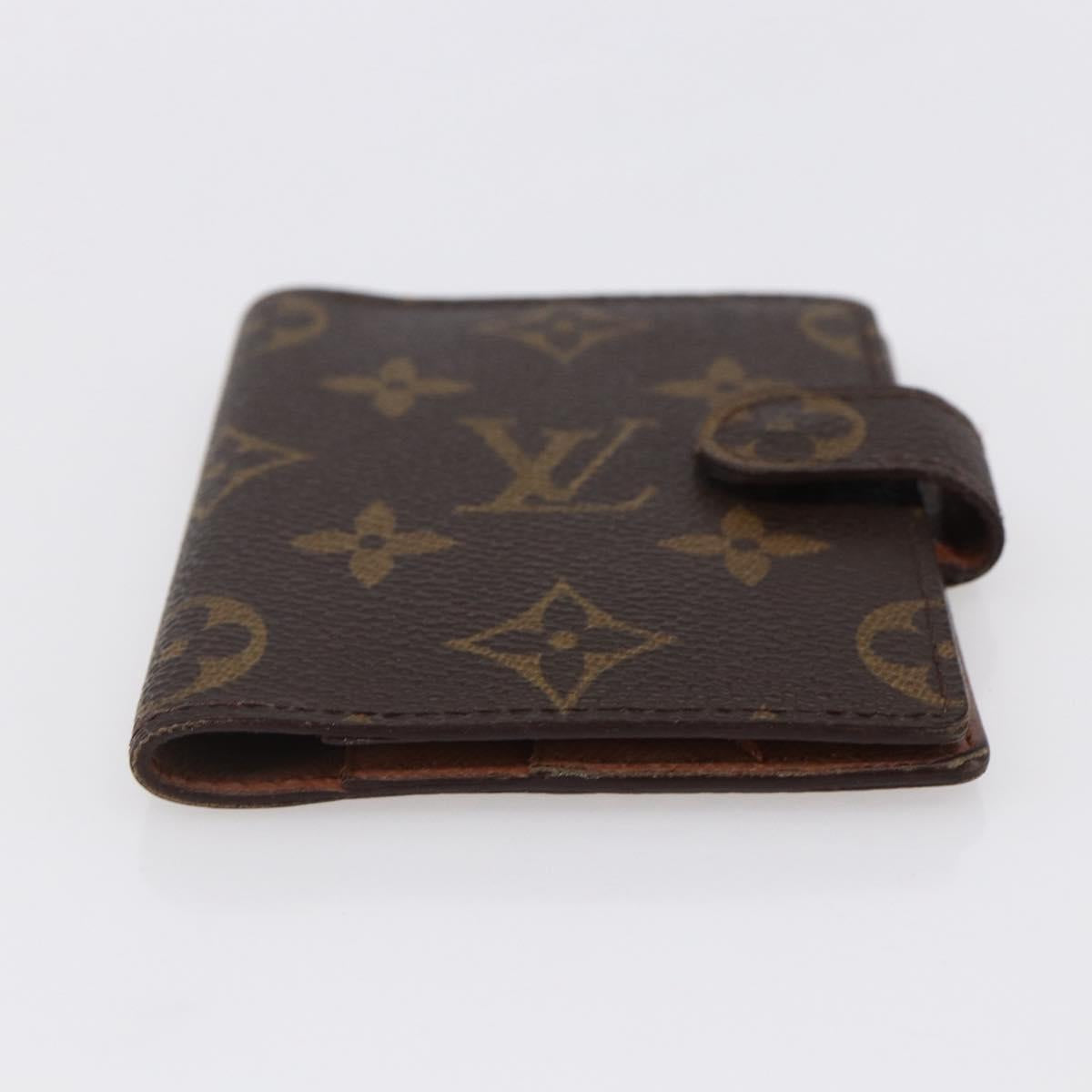 LOUIS VUITTON Monogram Agenda Mini Day Planner Cover R20007 LV Auth th6546