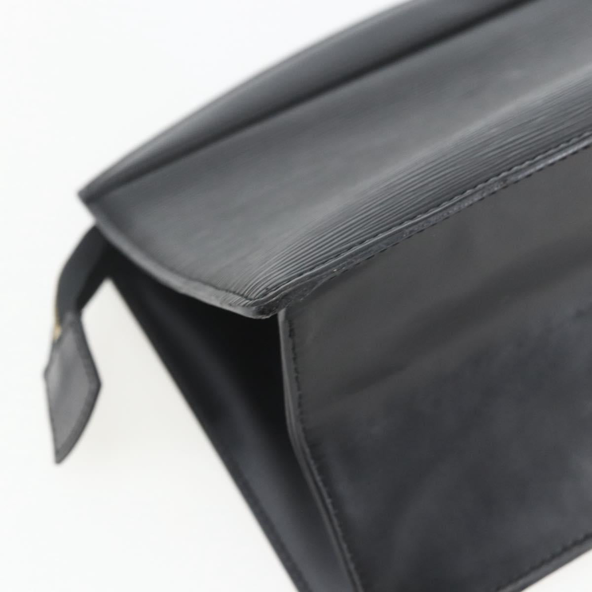 LOUIS VUITTON Epi Trousse Crete Pouch Black M48402 LV Auth th6549