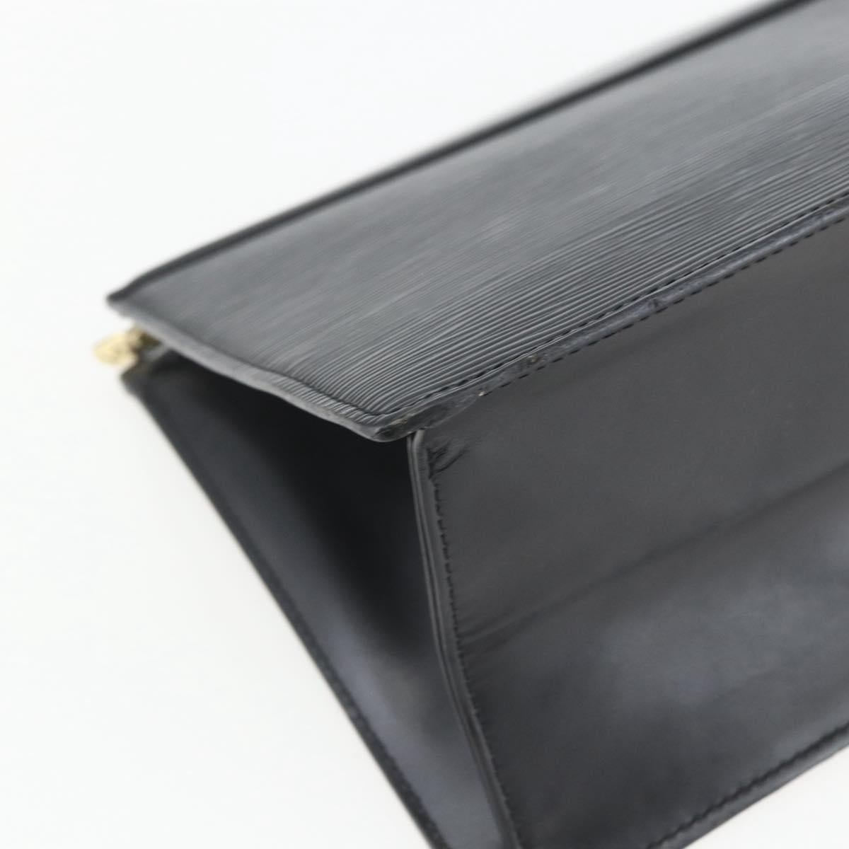 LOUIS VUITTON Epi Trousse Crete Pouch Black M48402 LV Auth th6549