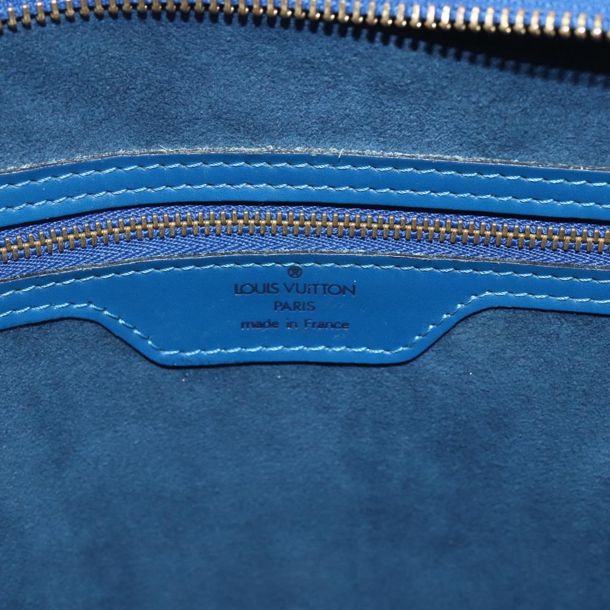 LOUIS VUITTON Epi Saint Jacques Shopping Shoulder Bag Blue M52275 LV Auth th6550