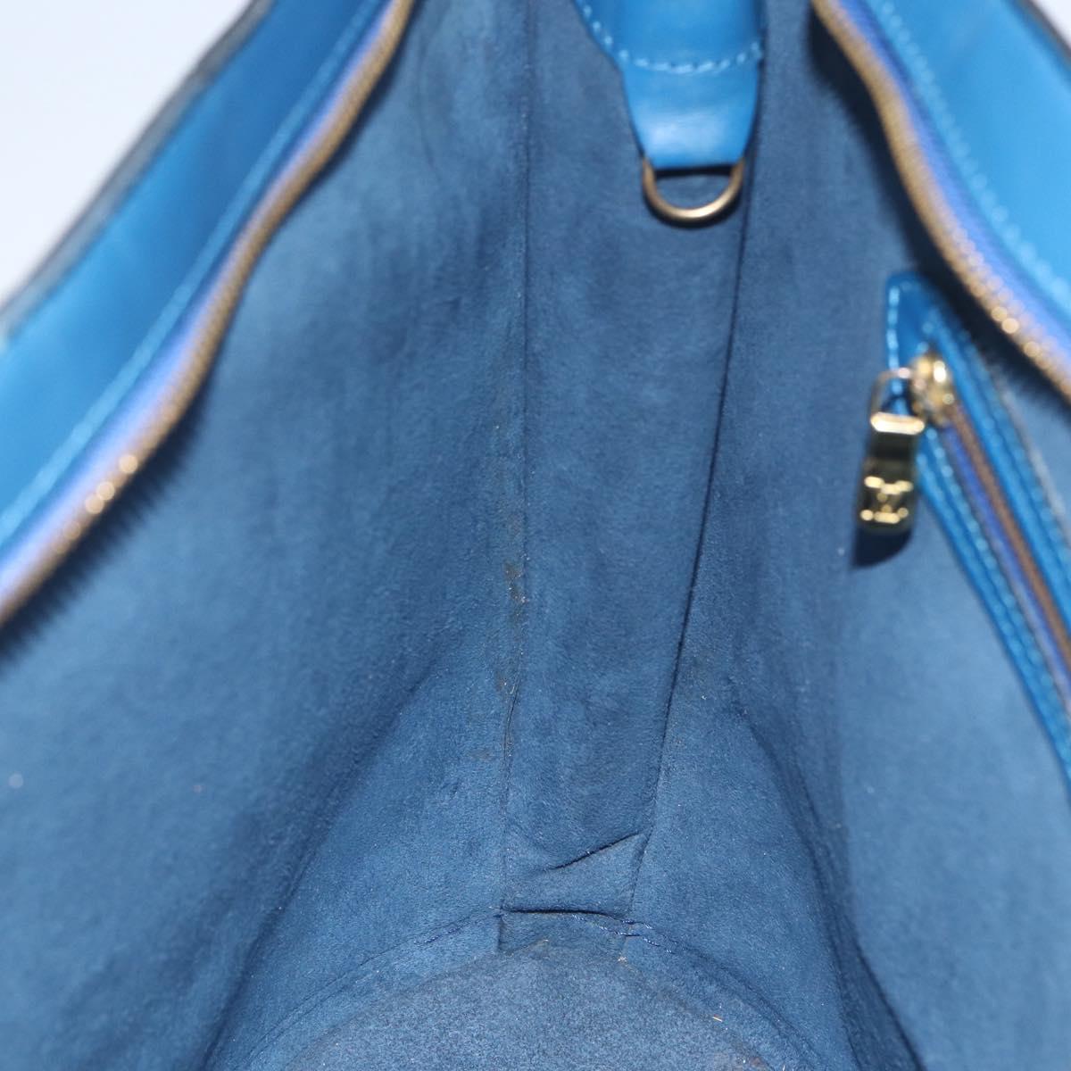 LOUIS VUITTON Epi Saint Jacques Shopping Shoulder Bag Blue M52275 LV Auth th6550