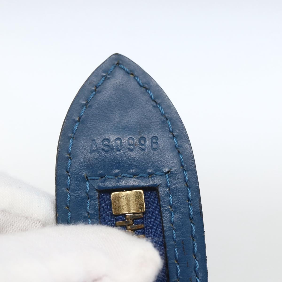 LOUIS VUITTON Epi Saint Jacques Shopping Shoulder Bag Blue M52275 LV Auth th6550
