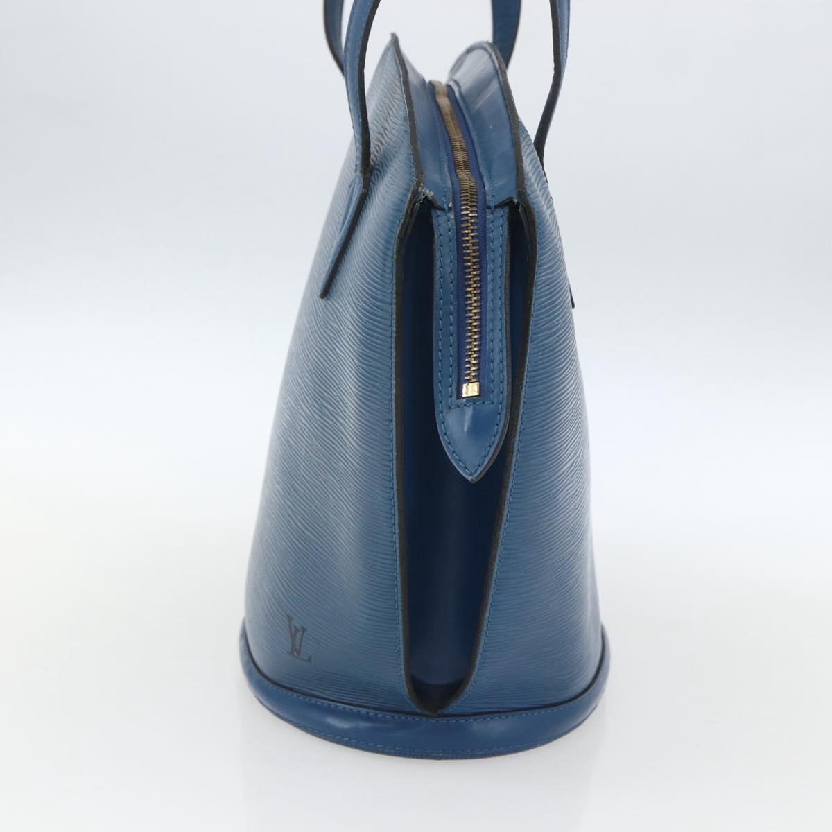 LOUIS VUITTON Epi Saint Jacques Shopping Shoulder Bag Blue M52275 LV Auth th6550