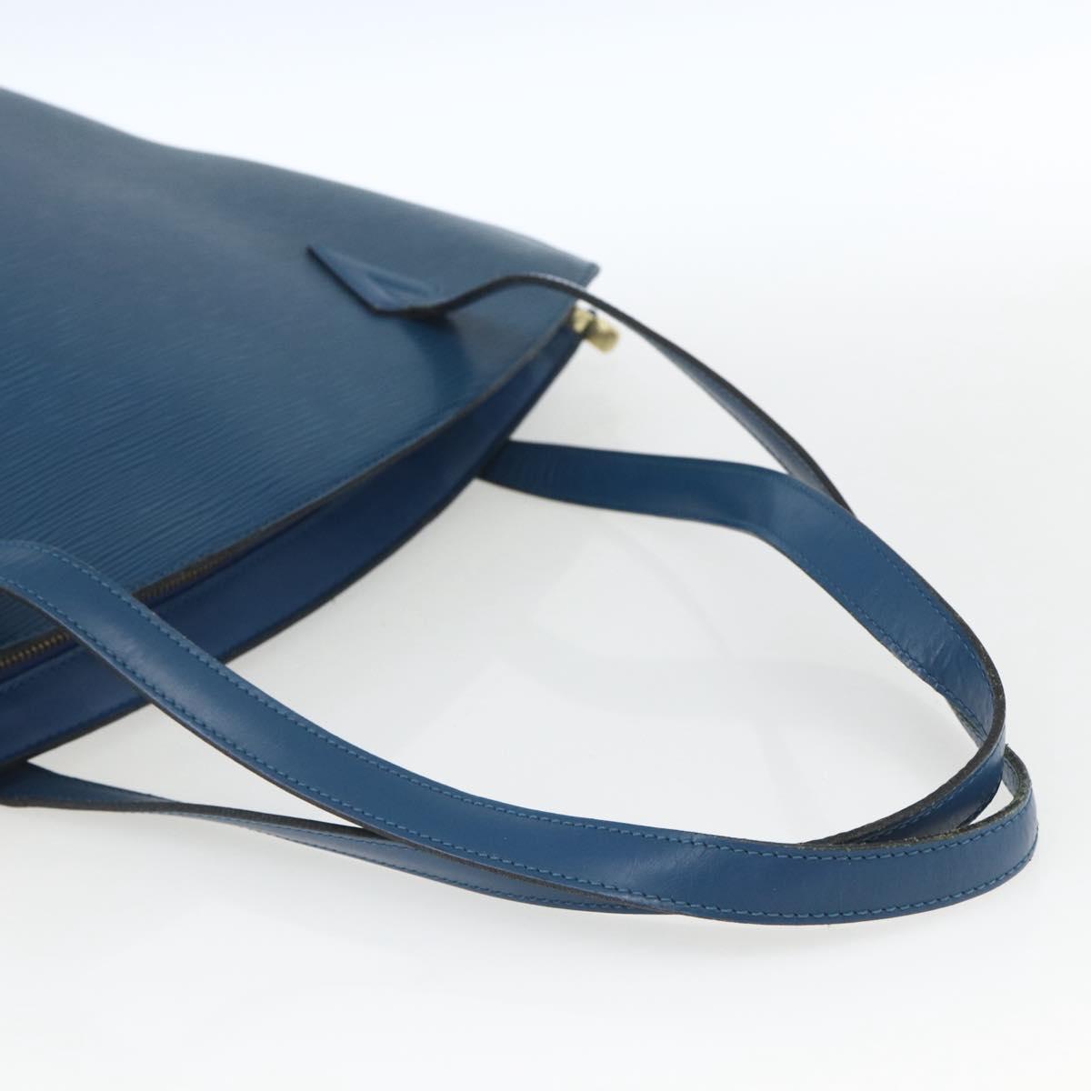 LOUIS VUITTON Epi Saint Jacques Shopping Shoulder Bag Blue M52275 LV Auth th6550