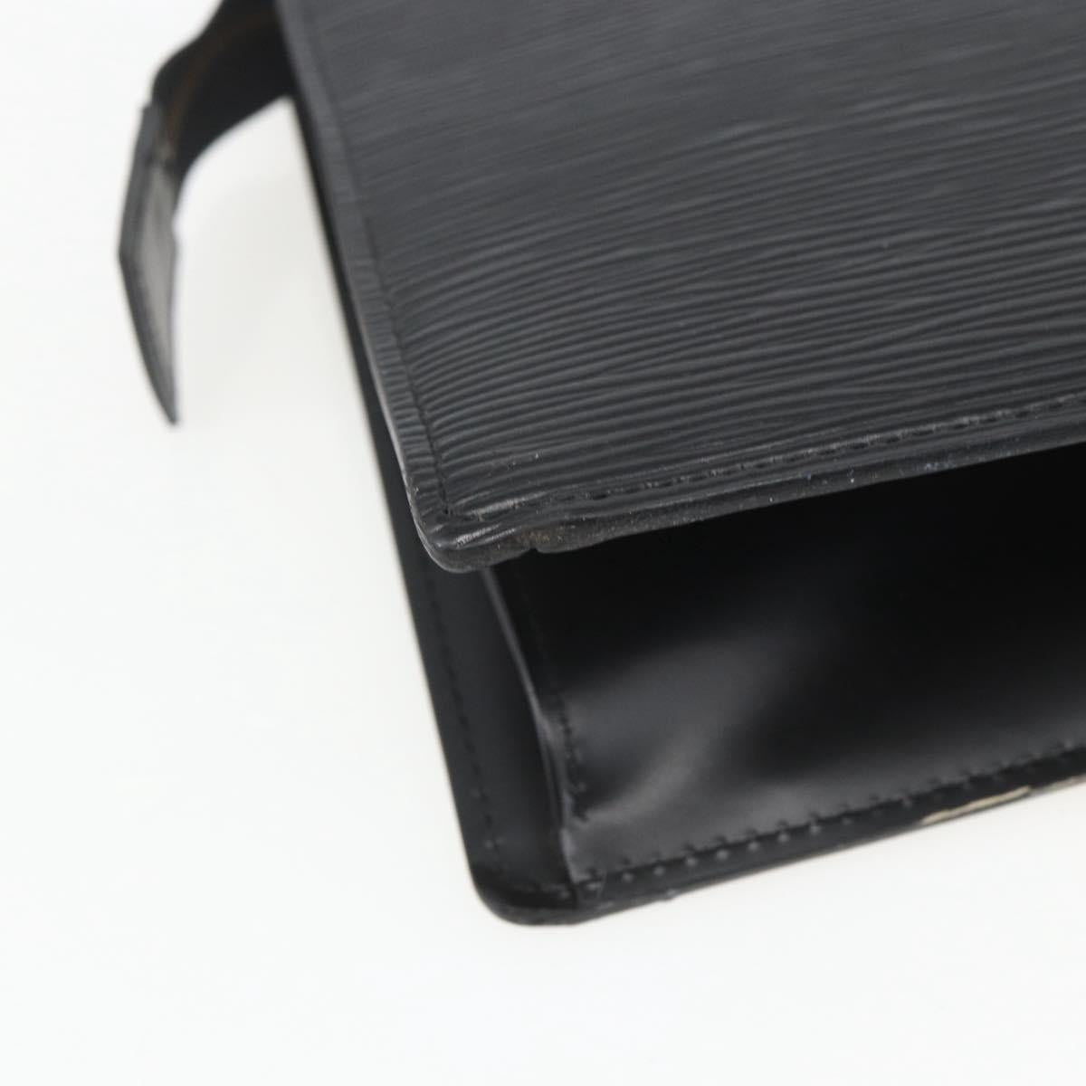 LOUIS VUITTON Epi Trousse Crete Pouch Black M48402 LV Auth th6556