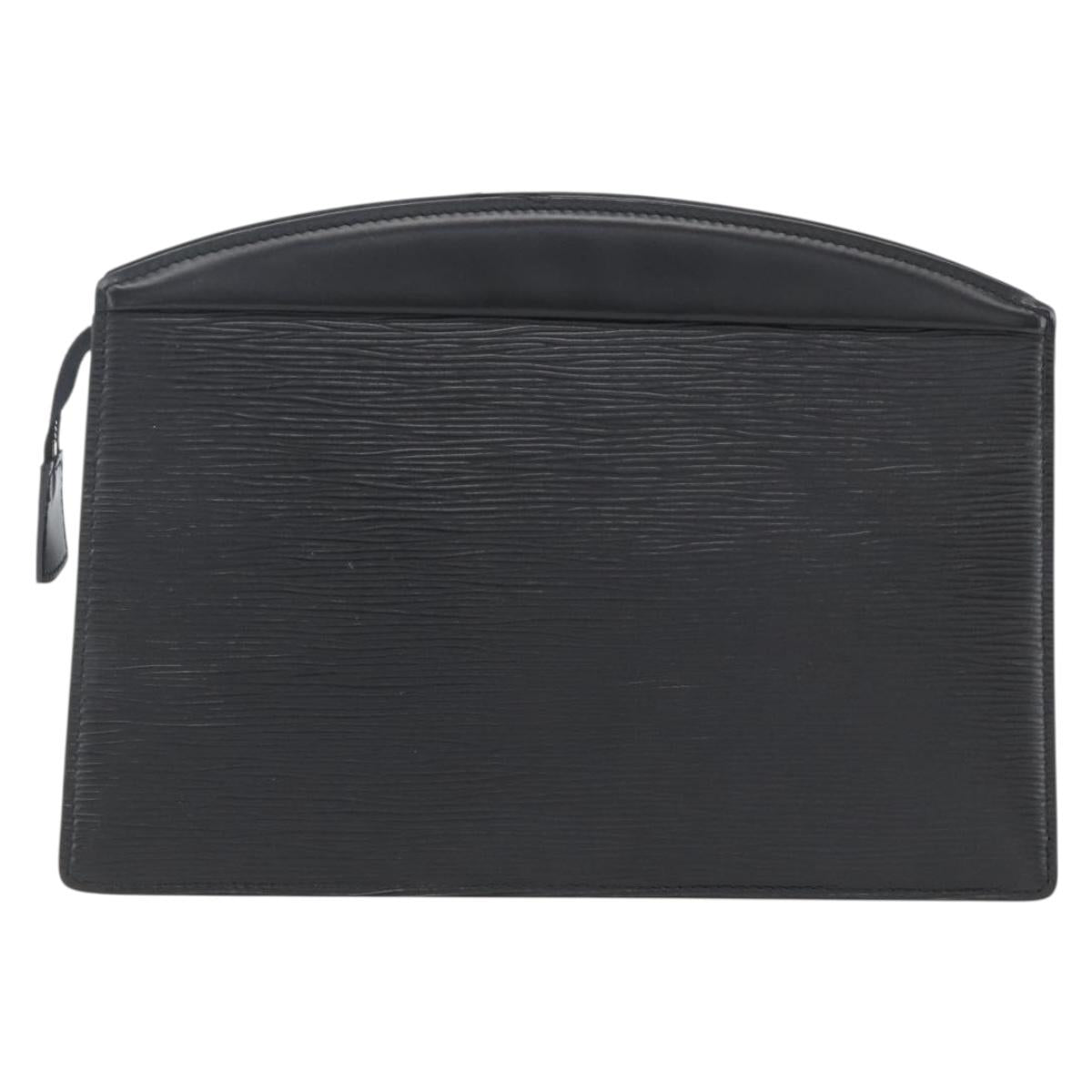 LOUIS VUITTON Epi Trousse Crete Pouch Black M48402 LV Auth th6556