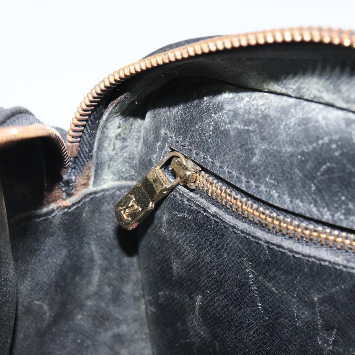 LOUIS VUITTON Epi Jeune Fille MM Shoulder Bag Black M52152 LV Auth th6558