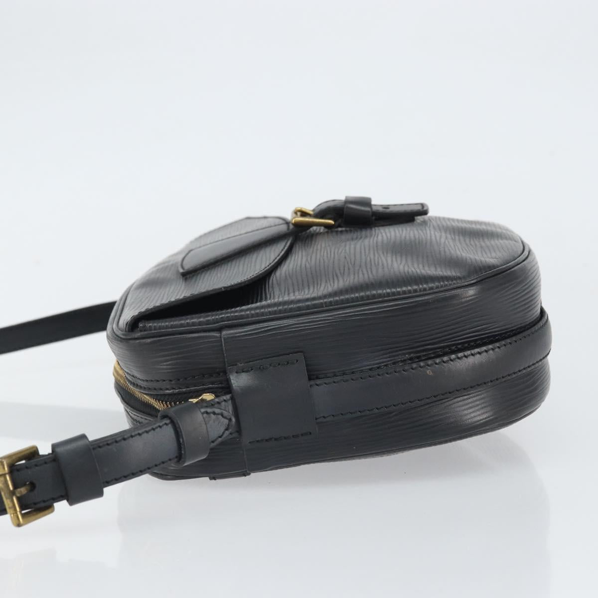 LOUIS VUITTON Epi Jeune Fille MM Shoulder Bag Black M52152 LV Auth th6558