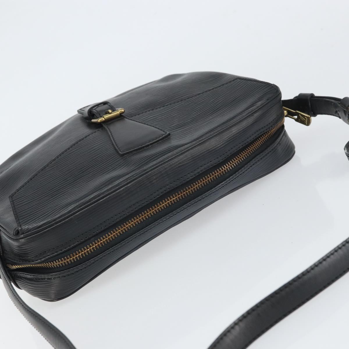 LOUIS VUITTON Epi Jeune Fille MM Shoulder Bag Black M52152 LV Auth th6558