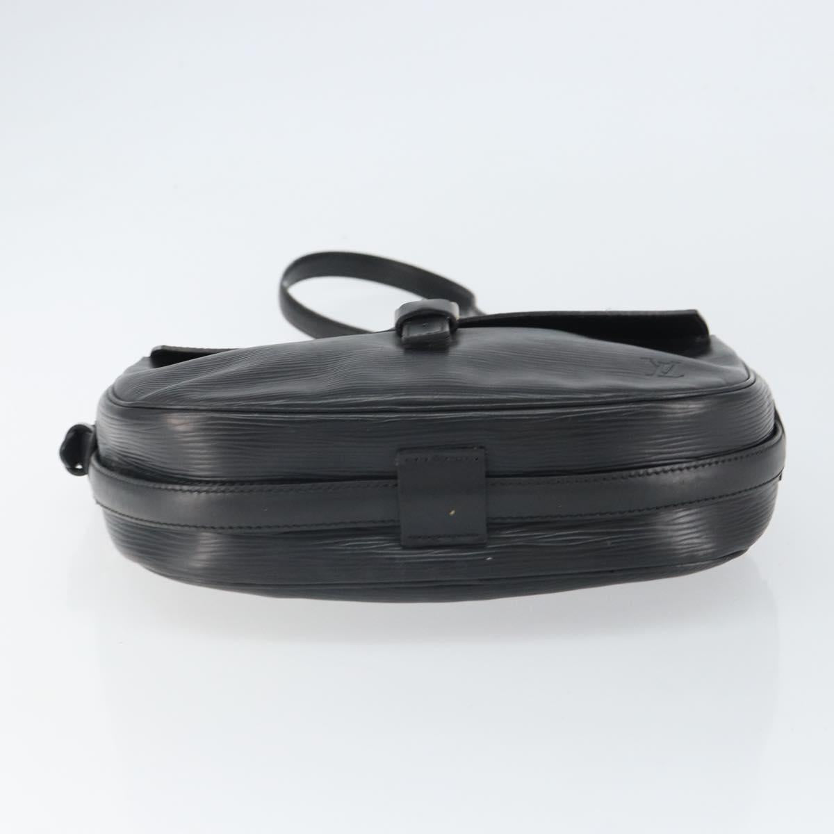 LOUIS VUITTON Epi Jeune Fille MM Shoulder Bag Black M52152 LV Auth th6558