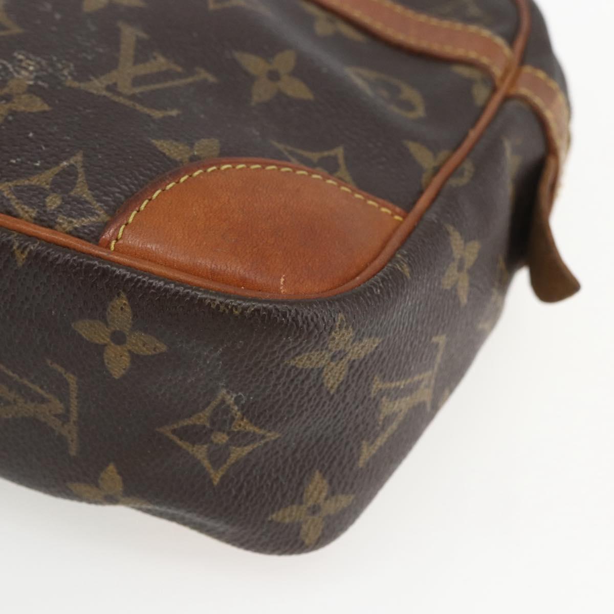 LOUIS VUITTON Monogram Compiegne 28 Clutch Bag M51845 LV Auth th6565