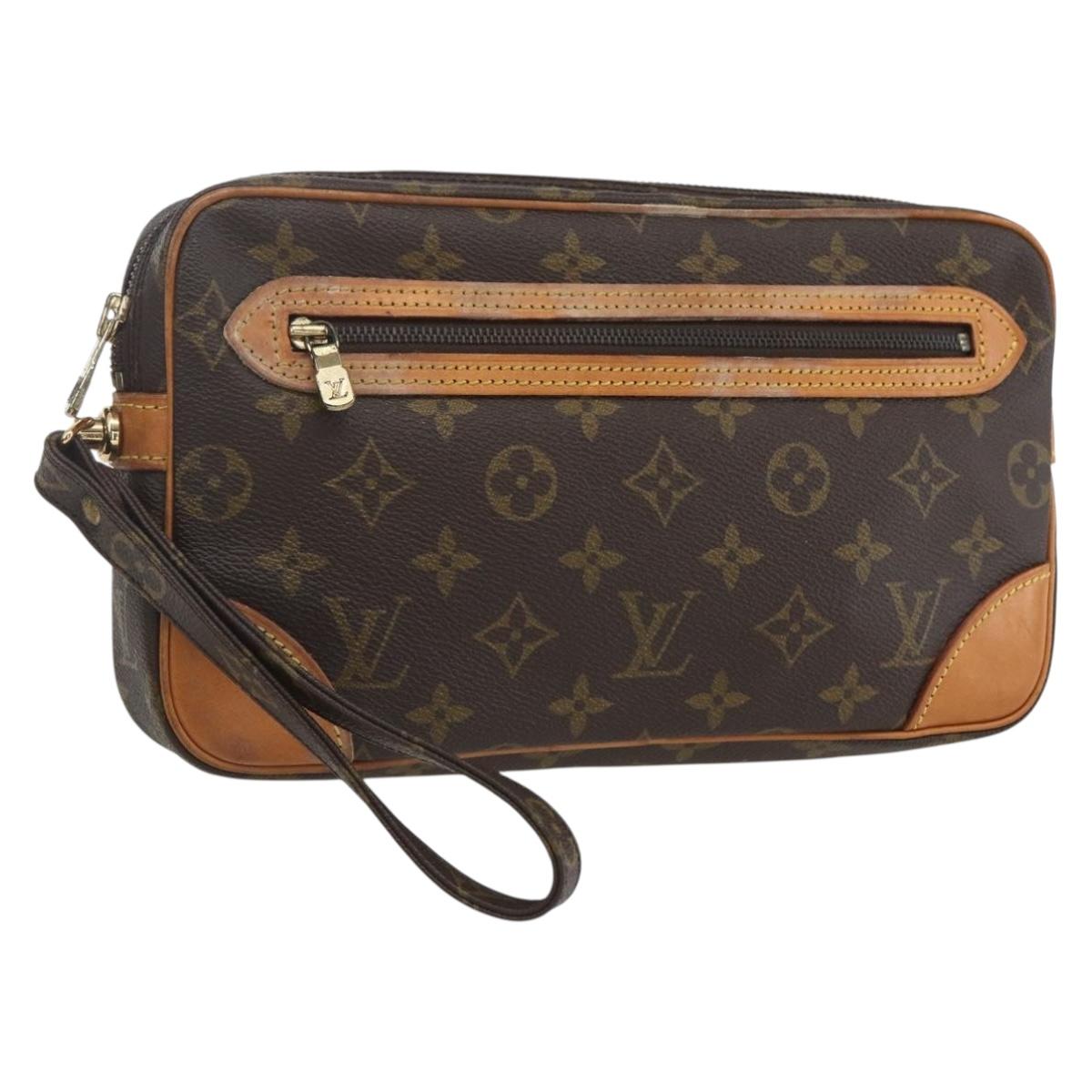 LOUIS VUITTON Monogram Marly Dragonne GM Clutch Bag M51825 LV Auth th6566