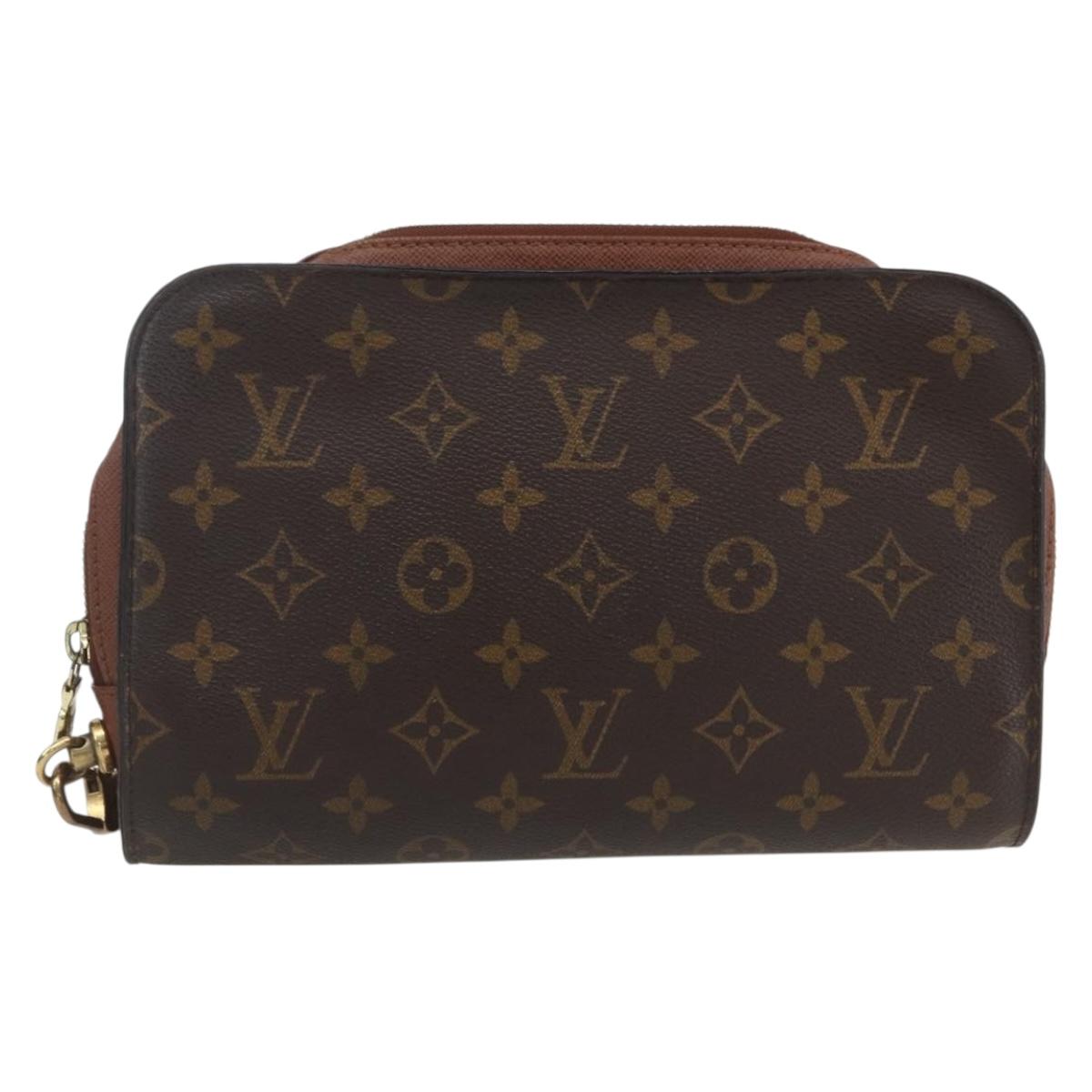 LOUIS VUITTON Monogram Orsay Clutch Bag M51790 LV Auth th6569