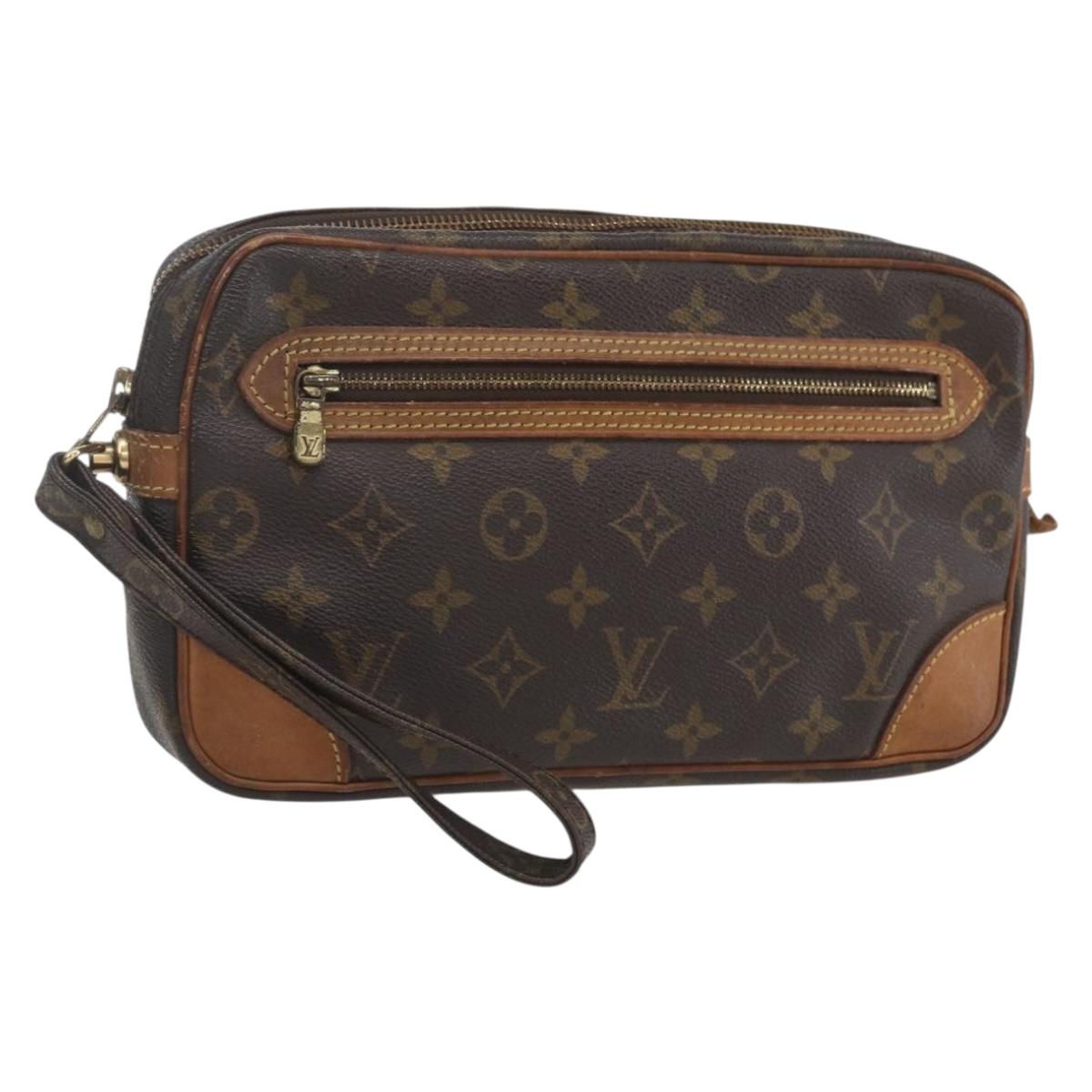 LOUIS VUITTON Monogram Marly Dragonne GM Clutch Bag M51825 LV Auth th6570