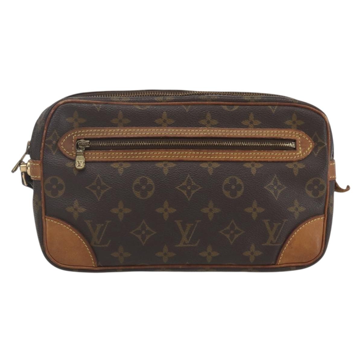 LOUIS VUITTON Monogram Marly Dragonne GM Clutch Bag M51825 LV Auth th6570