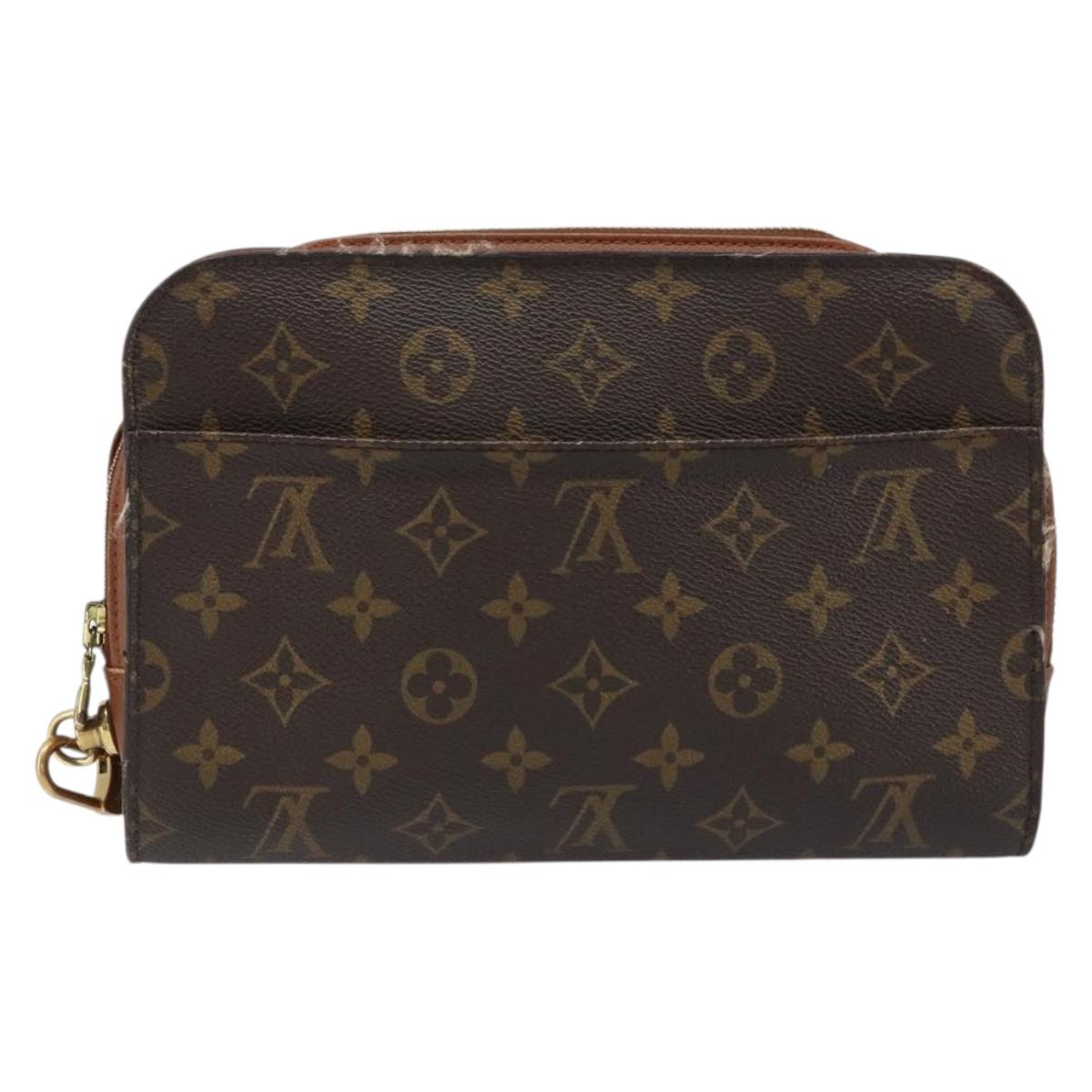 LOUIS VUITTON Monogram Orsay Clutch Bag M51790 LV Auth th6593