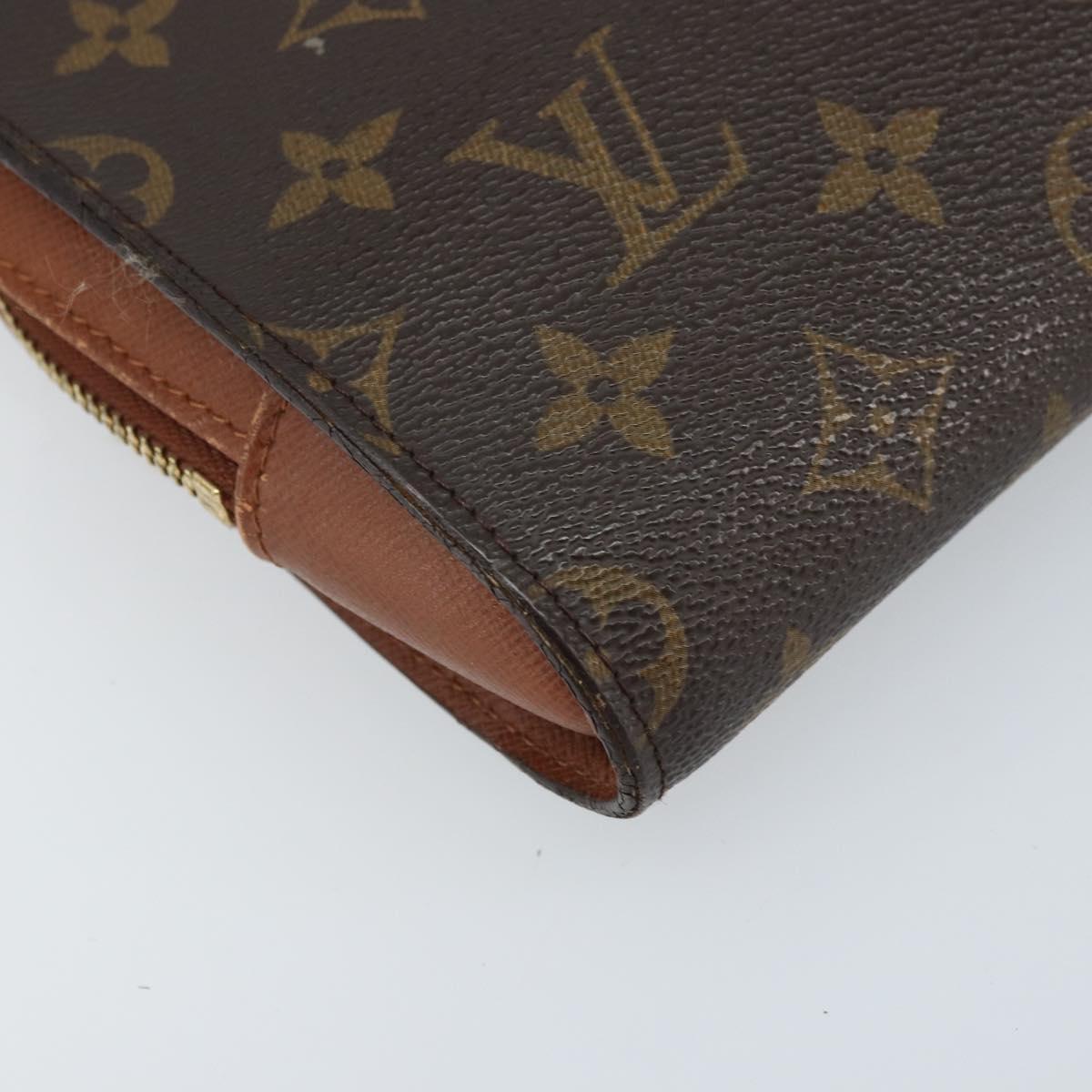 LOUIS VUITTON Monogram Orsay Clutch Bag M51790 LV Auth th6593