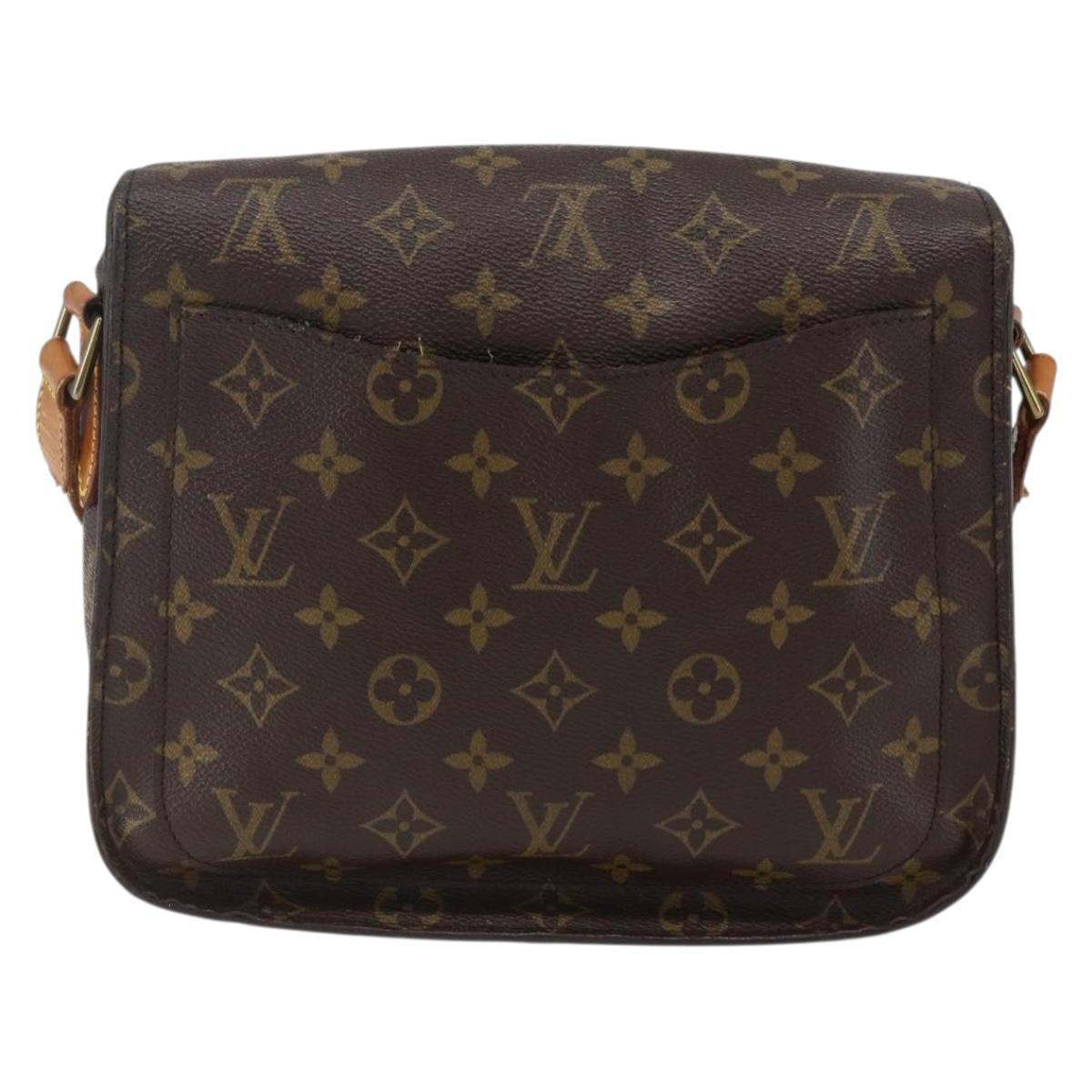 LOUIS VUITTON Monogram Saint Cloud GM Shoulder Bag M51242 LV Auth th6594