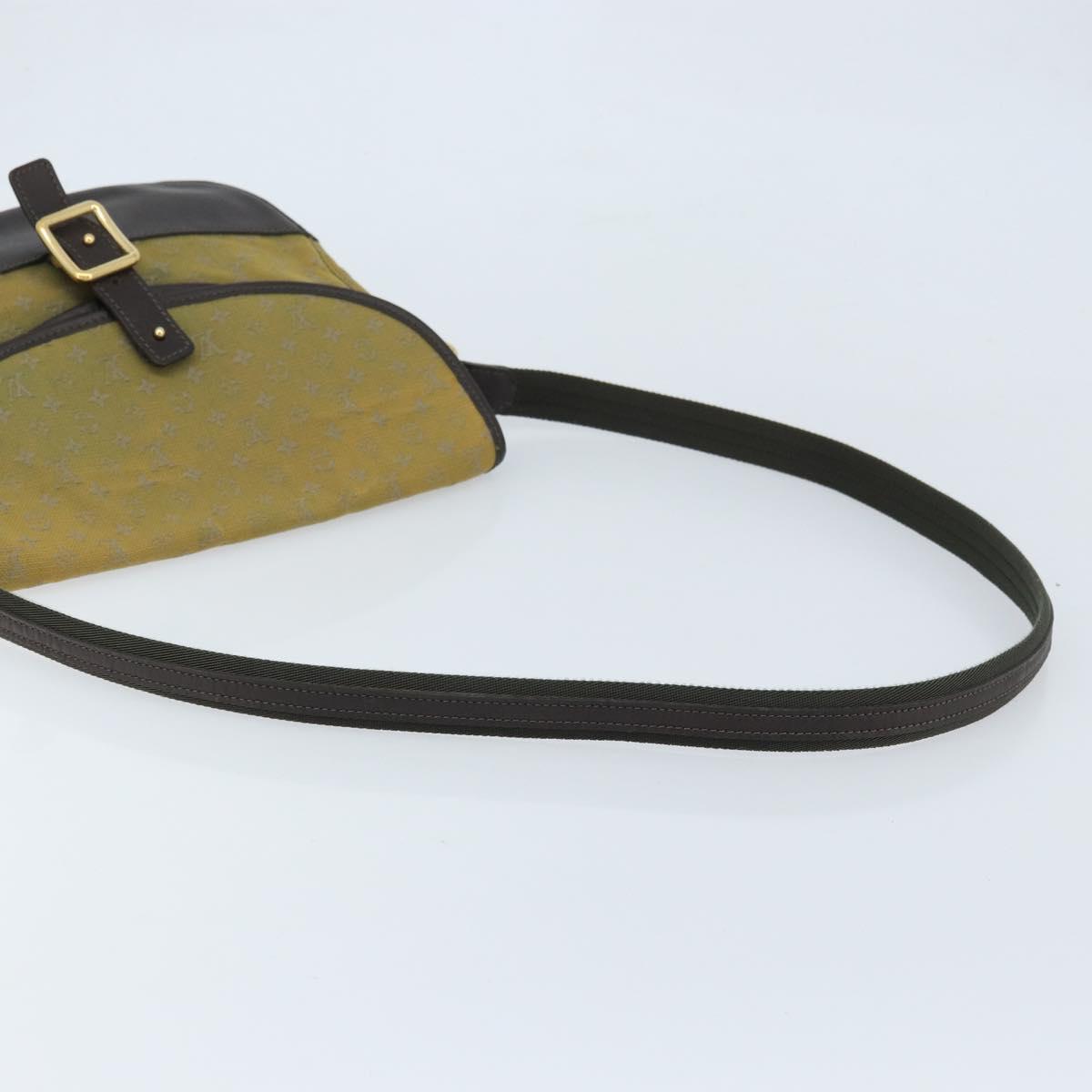 LOUIS VUITTON Monogram Mini Belanger Shoulder Bag TST Khaki M92673 Auth th6595