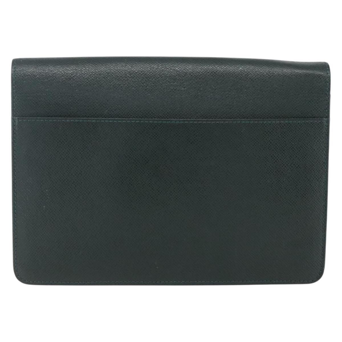 LOUIS VUITTON Taiga Pochette Kourad Clutch Bag Epicea M30194 LV Auth th6596