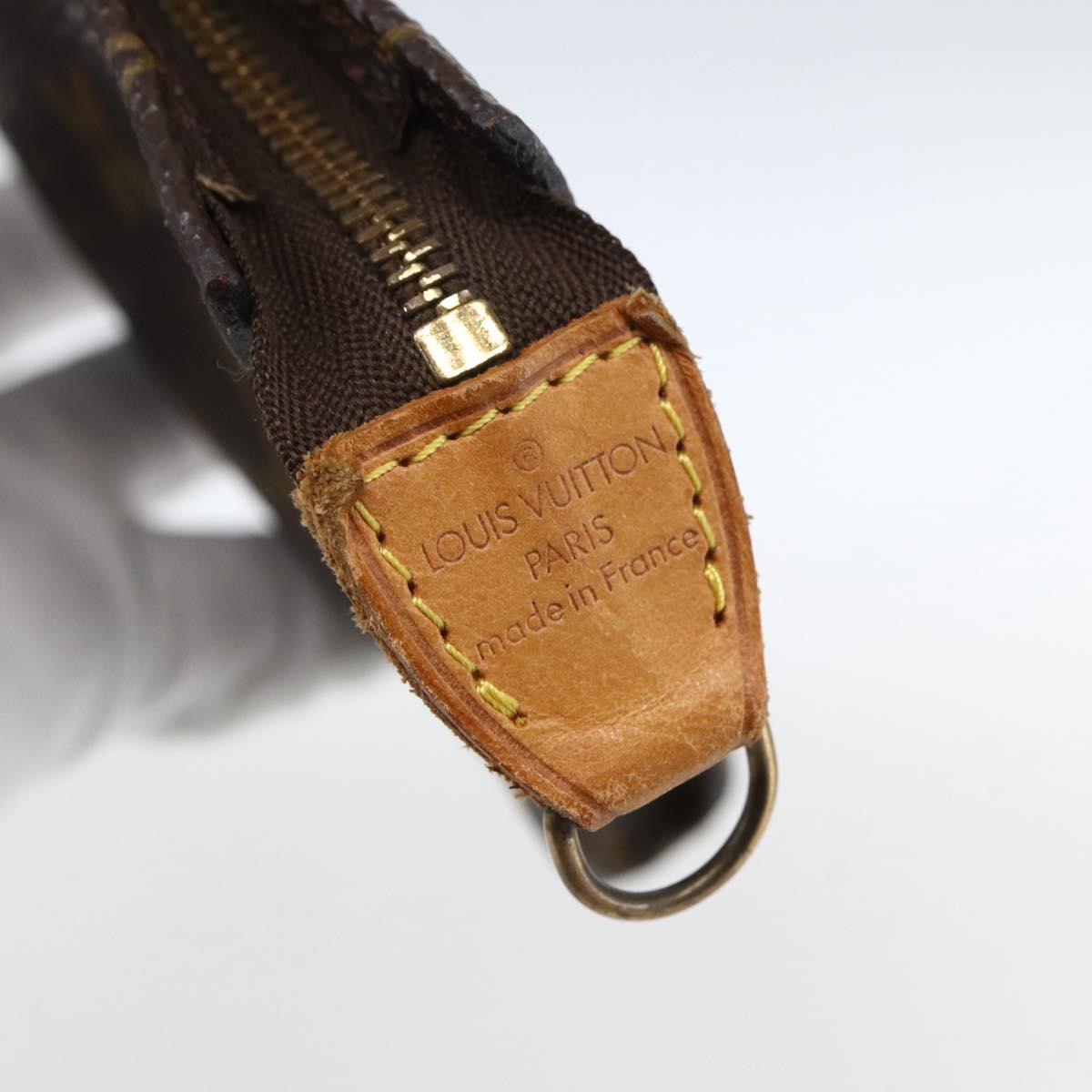 LOUIS VUITTON Monogram Bucket GM Accessory Pouch LV Auth th6598
