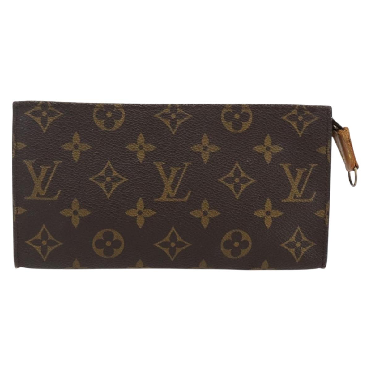 LOUIS VUITTON Monogram Bucket GM Accessory Pouch LV Auth th6598
