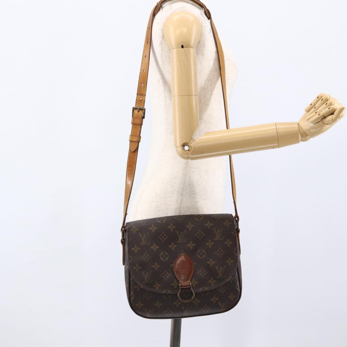 LOUIS VUITTON Monogram Saint Cloud GM Shoulder Bag M51242 LV Auth th6607