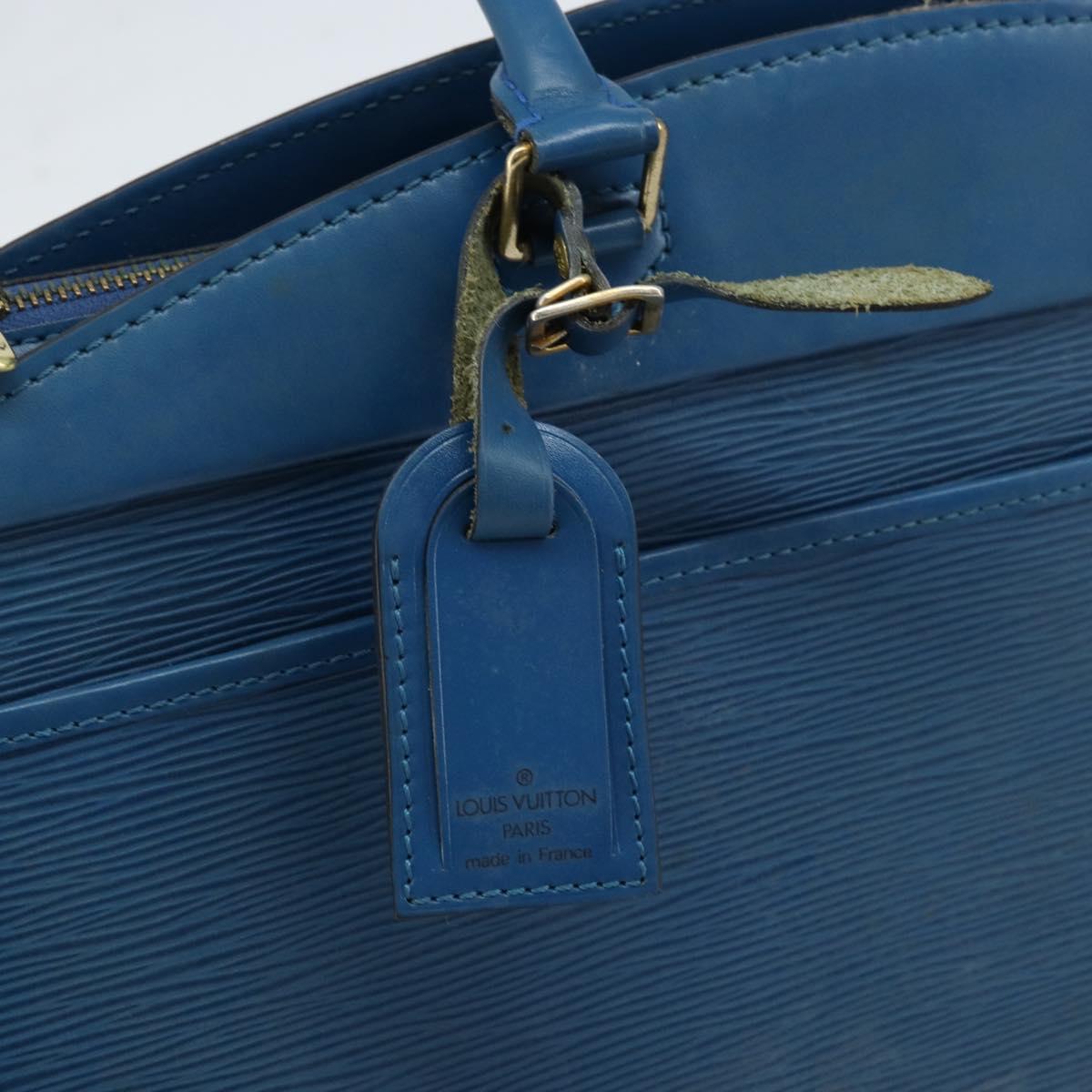 LOUIS VUITTON Epi Riviera Hand Bag Blue M48185 LV Auth th6609