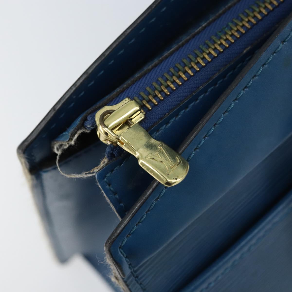 LOUIS VUITTON Epi Riviera Hand Bag Blue M48185 LV Auth th6609