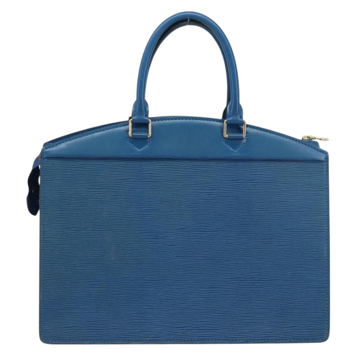 LOUIS VUITTON Epi Riviera Hand Bag Blue M48185 LV Auth th6609