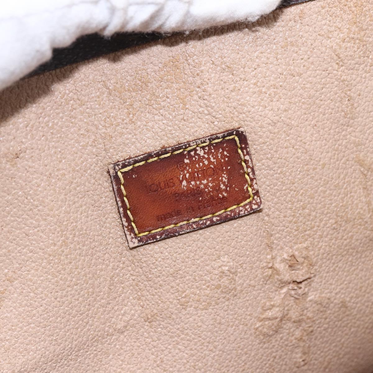 LOUIS VUITTON Monogram Sac Plat Hand Bag M51140 LV Auth th6610