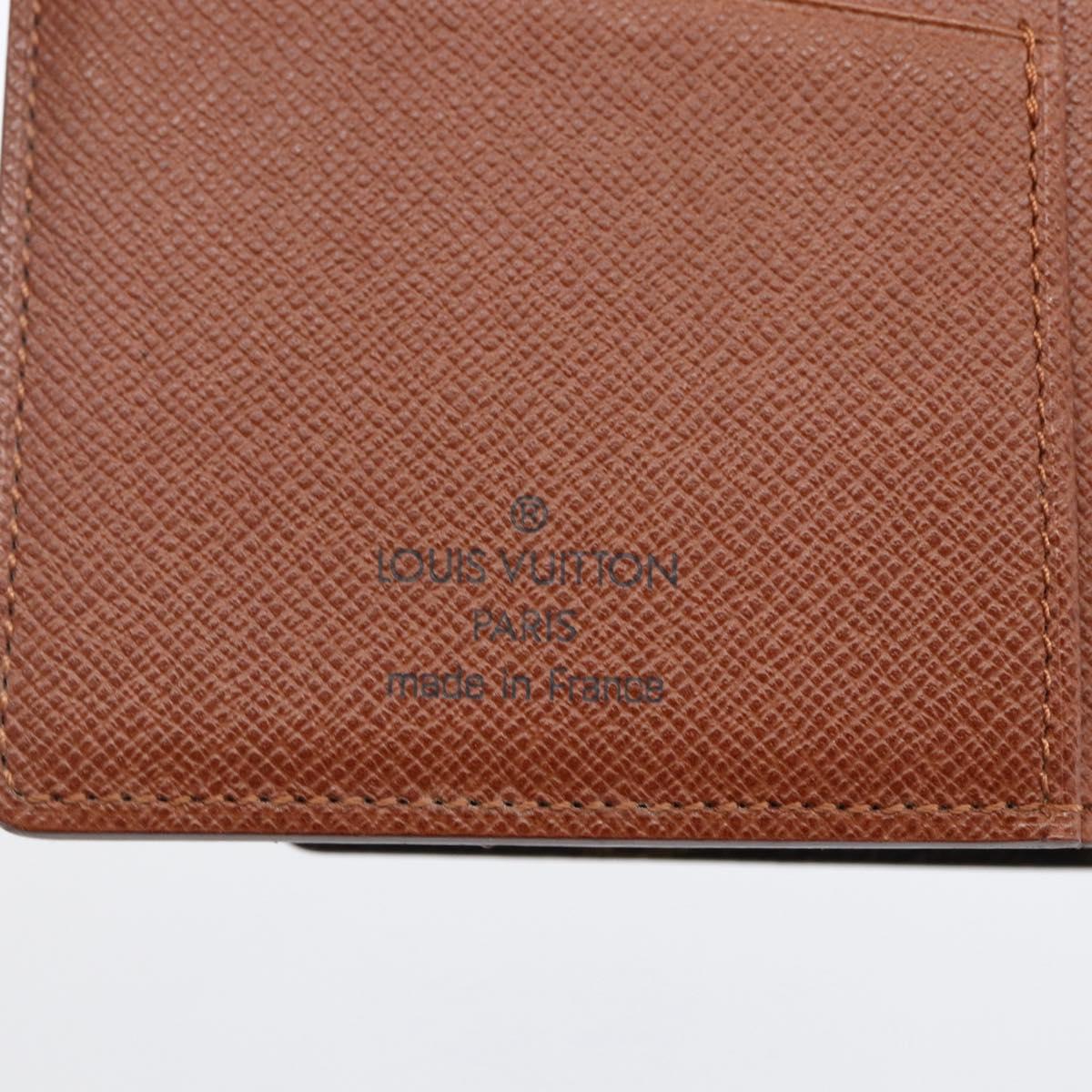 LOUIS VUITTON Monogram Porte Valeurs Cartes Credit Wallet M61823 LV Auth th6612