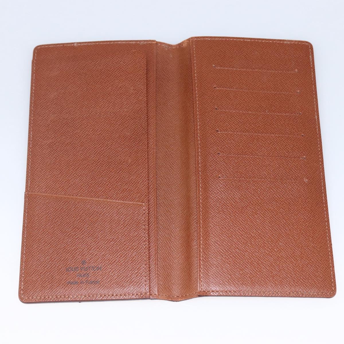 LOUIS VUITTON Monogram Porte Valeurs Cartes Credit Wallet M61823 LV Auth th6612