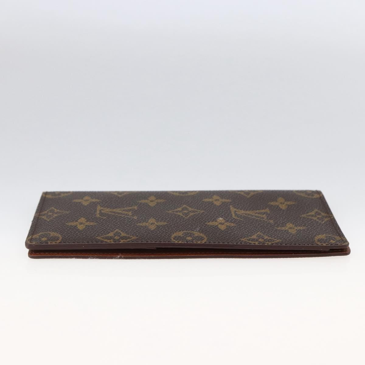 LOUIS VUITTON Monogram Porte Valeurs Cartes Credit Wallet M61823 LV Auth th6612