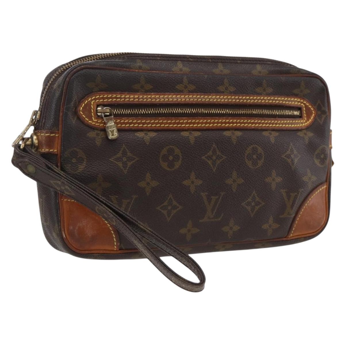 LOUIS VUITTON Monogram Marly Dragonne GM Clutch Bag M51825 LV Auth th6615