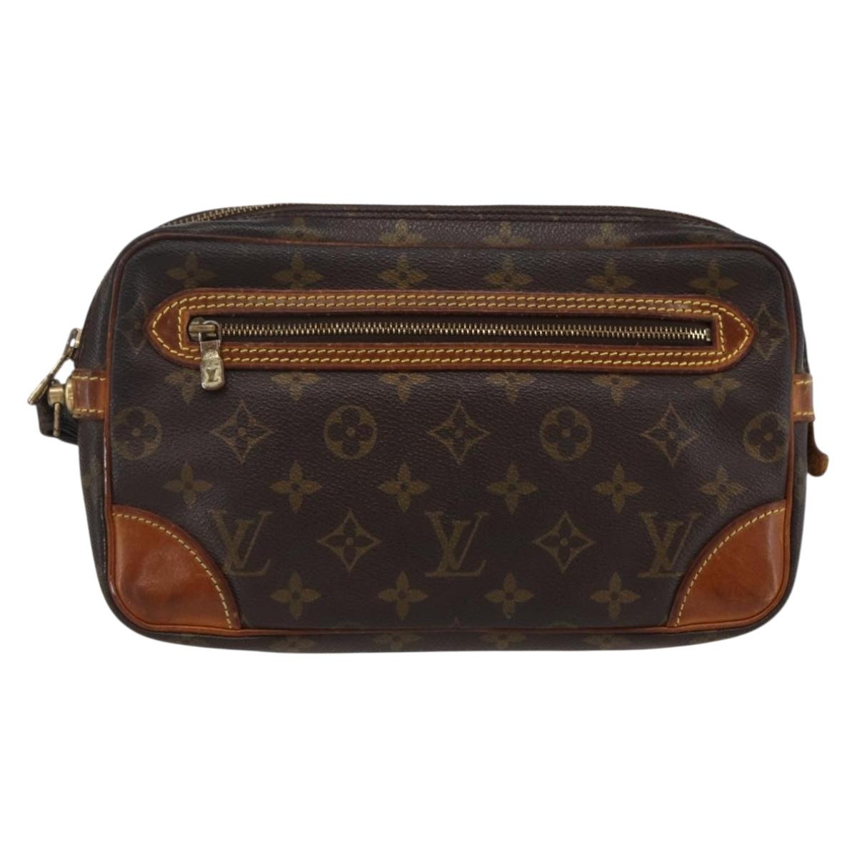 LOUIS VUITTON Monogram Marly Dragonne GM Clutch Bag M51825 LV Auth th6615
