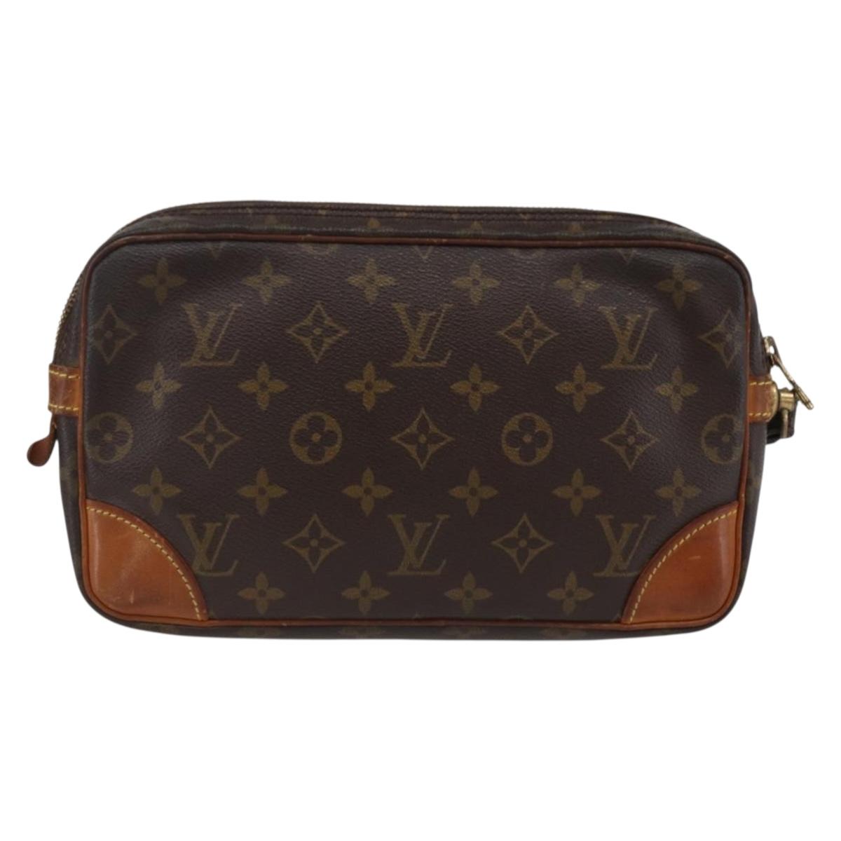 LOUIS VUITTON Monogram Marly Dragonne GM Clutch Bag M51825 LV Auth th6615