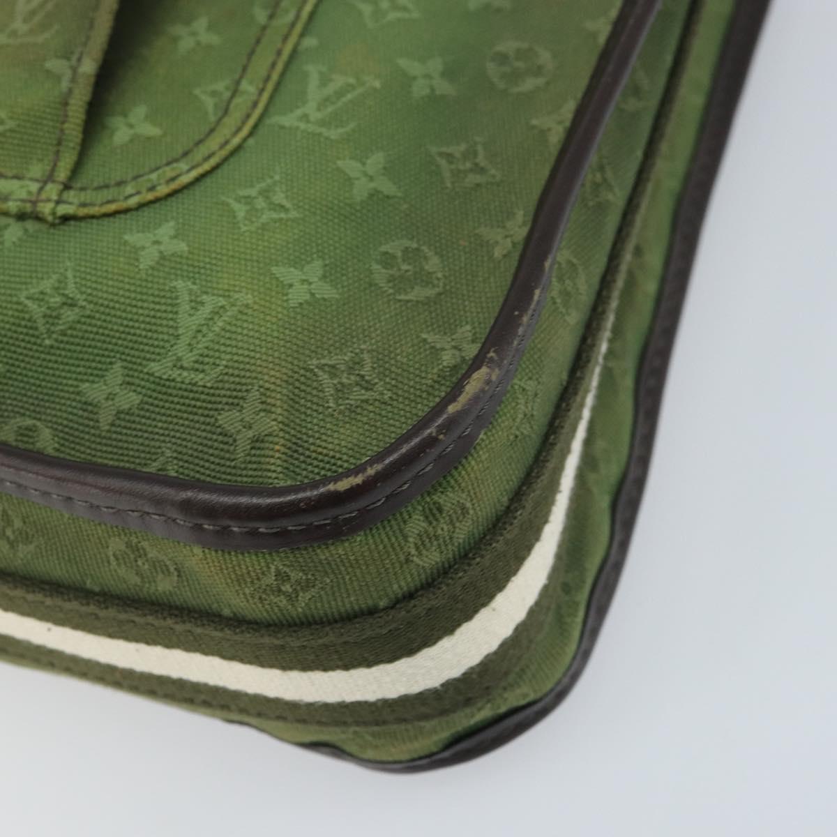 LOUIS VUITTON Monogram Mini Besace Mary Kate Bag TST Khaki M92322 LV Auth th6616