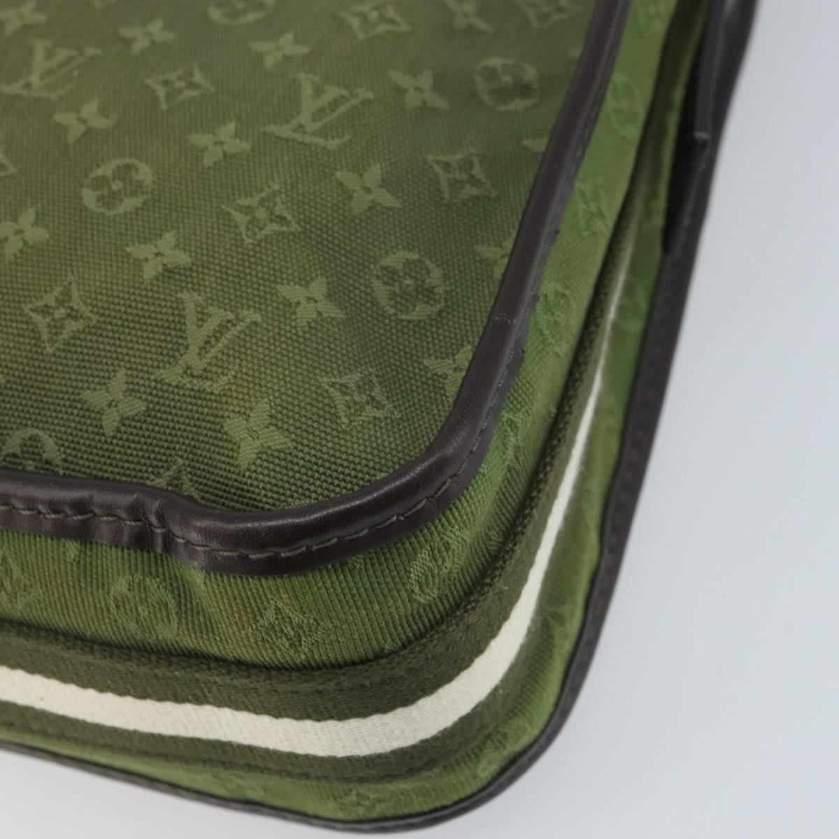 LOUIS VUITTON Monogram Mini Besace Mary Kate Bag TST Khaki M92322 LV Auth th6616