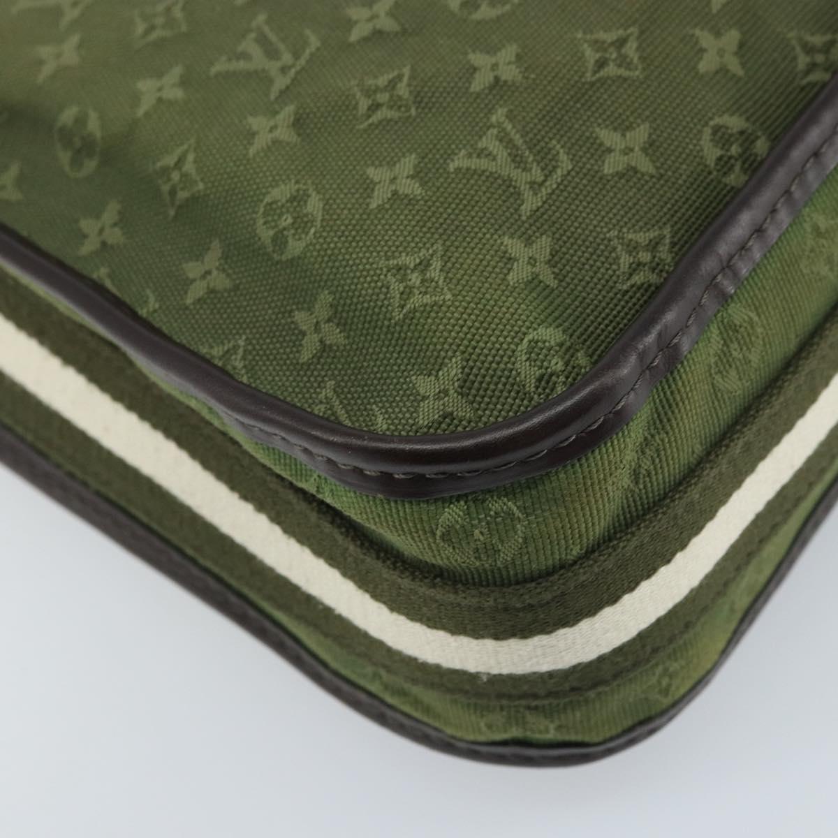 LOUIS VUITTON Monogram Mini Besace Mary Kate Bag TST Khaki M92322 LV Auth th6616