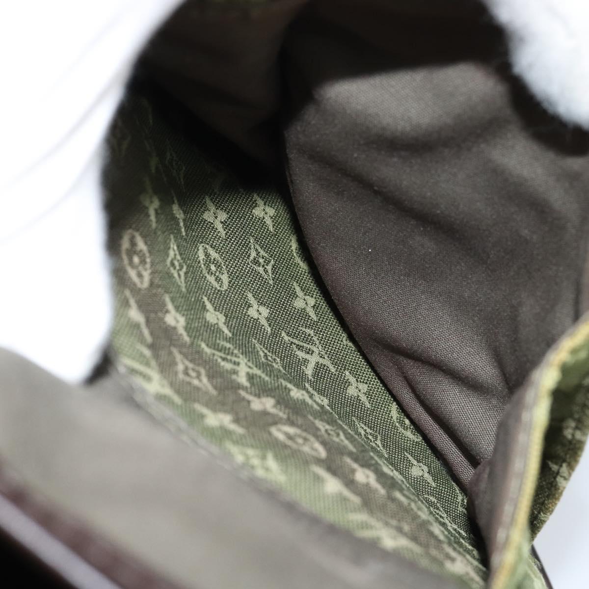 LOUIS VUITTON Monogram Mini Besace Mary Kate Bag TST Khaki M92322 LV Auth th6616