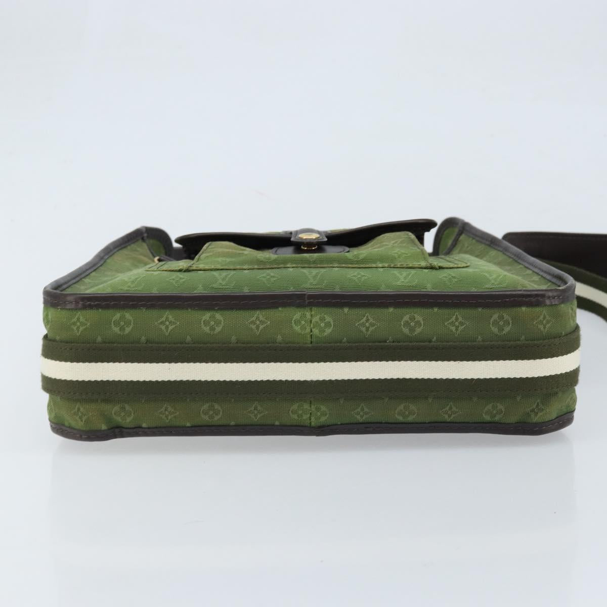 LOUIS VUITTON Monogram Mini Besace Mary Kate Bag TST Khaki M92322 LV Auth th6616