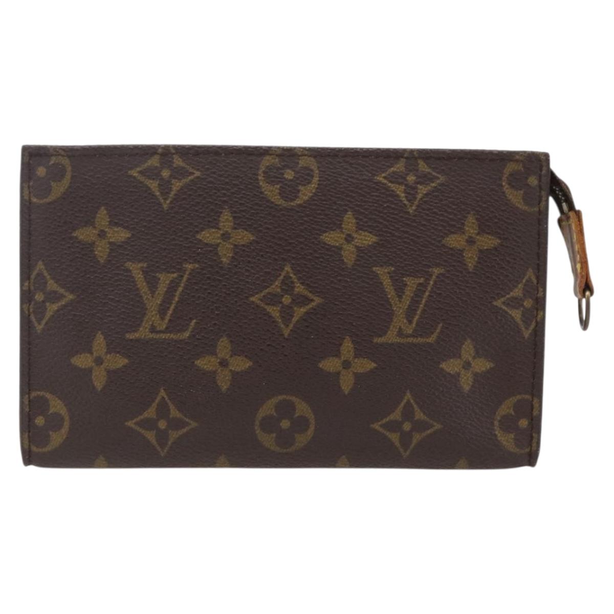 LOUIS VUITTON Monogram Bucket PM Accessory Pouch LV Auth th6618