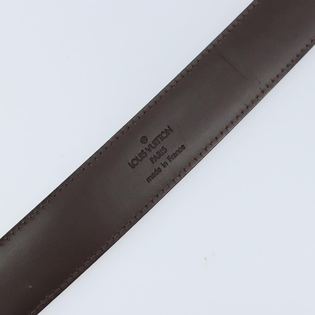 LOUIS VUITTON Epi Ceinture Belt 35.4"" Brown mocha LV Auth th6619
