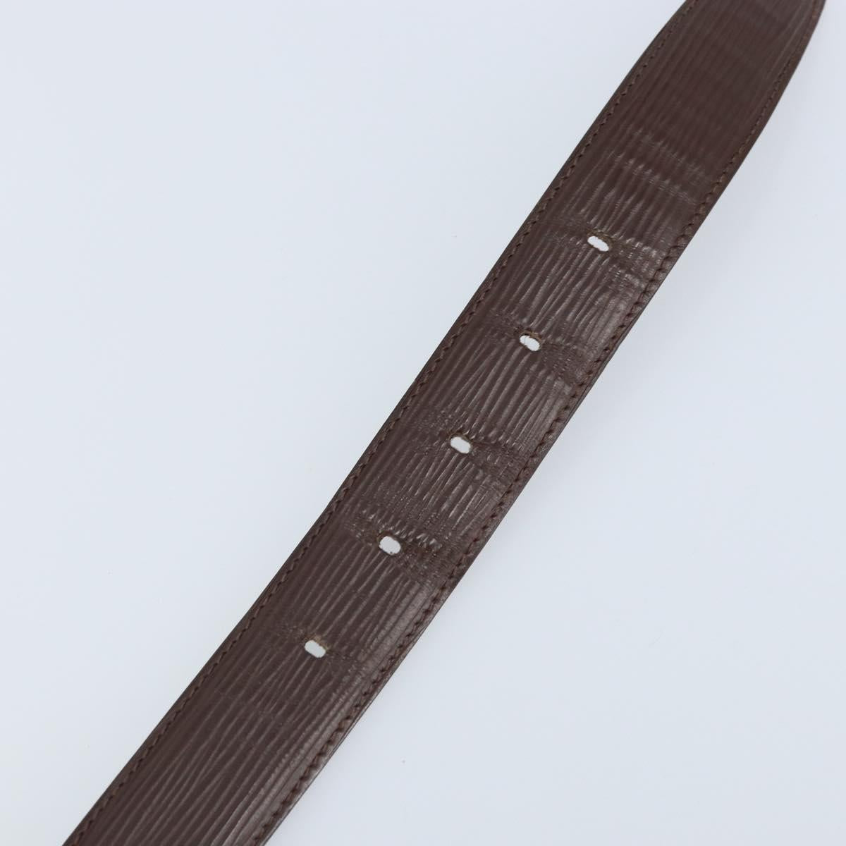 LOUIS VUITTON Epi Ceinture Belt 35.4"" Brown mocha LV Auth th6619