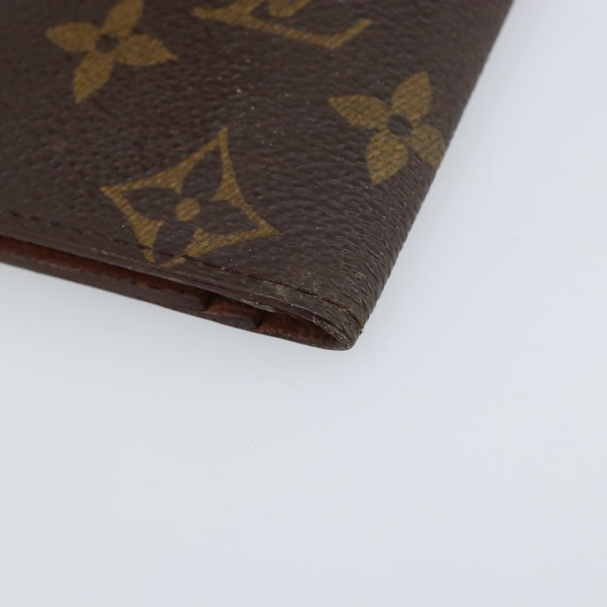 LOUIS VUITTON Monogram Porte Valeurs Cartes Credit Wallet M61823 Auth th6621
