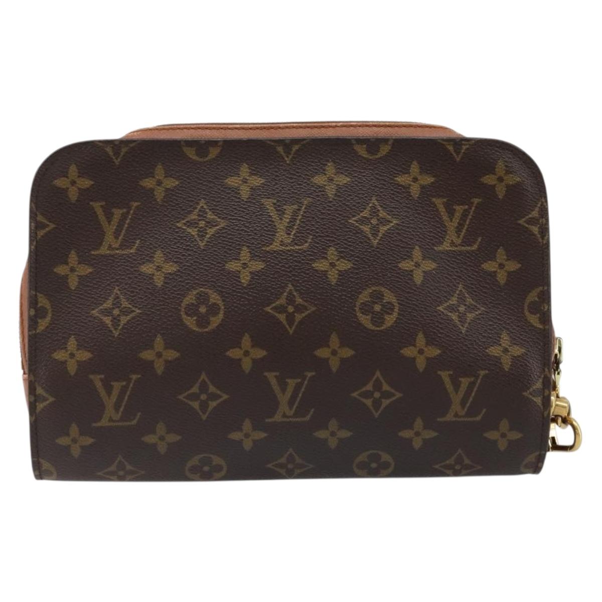 LOUIS VUITTON Monogram Orsay Clutch Bag M51790 LV Auth th6624
