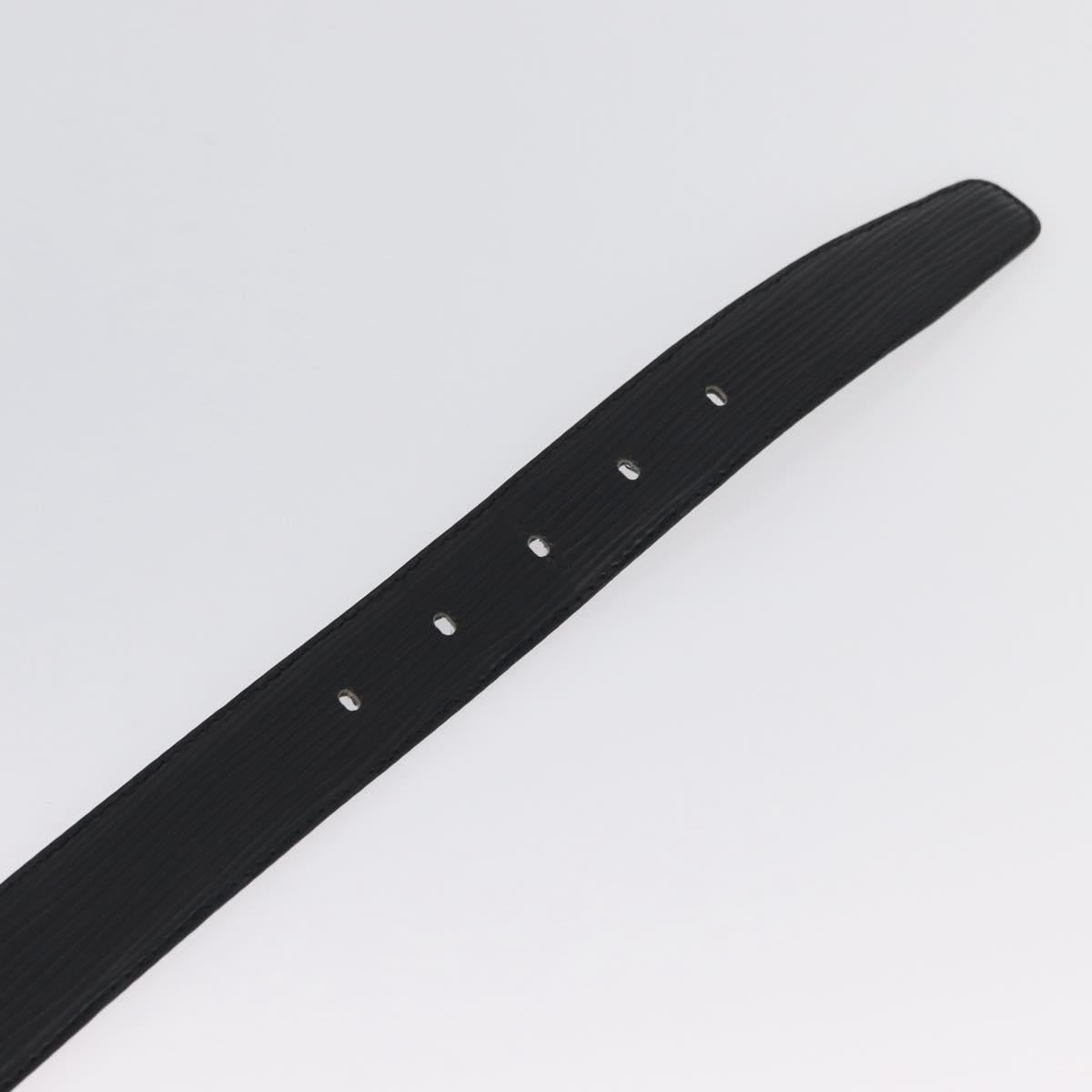 LOUIS VUITTON Epi Ceinture Belt 41.3"" Black LV Auth th6640