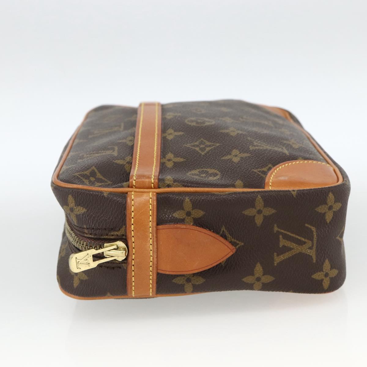 LOUIS VUITTON Monogram Compiegne 28 Clutch Bag M51845 LV Auth th6647