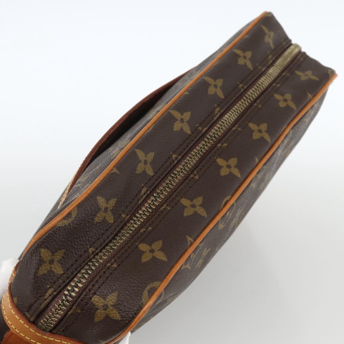 LOUIS VUITTON Monogram Compiegne 28 Clutch Bag M51845 LV Auth th6647
